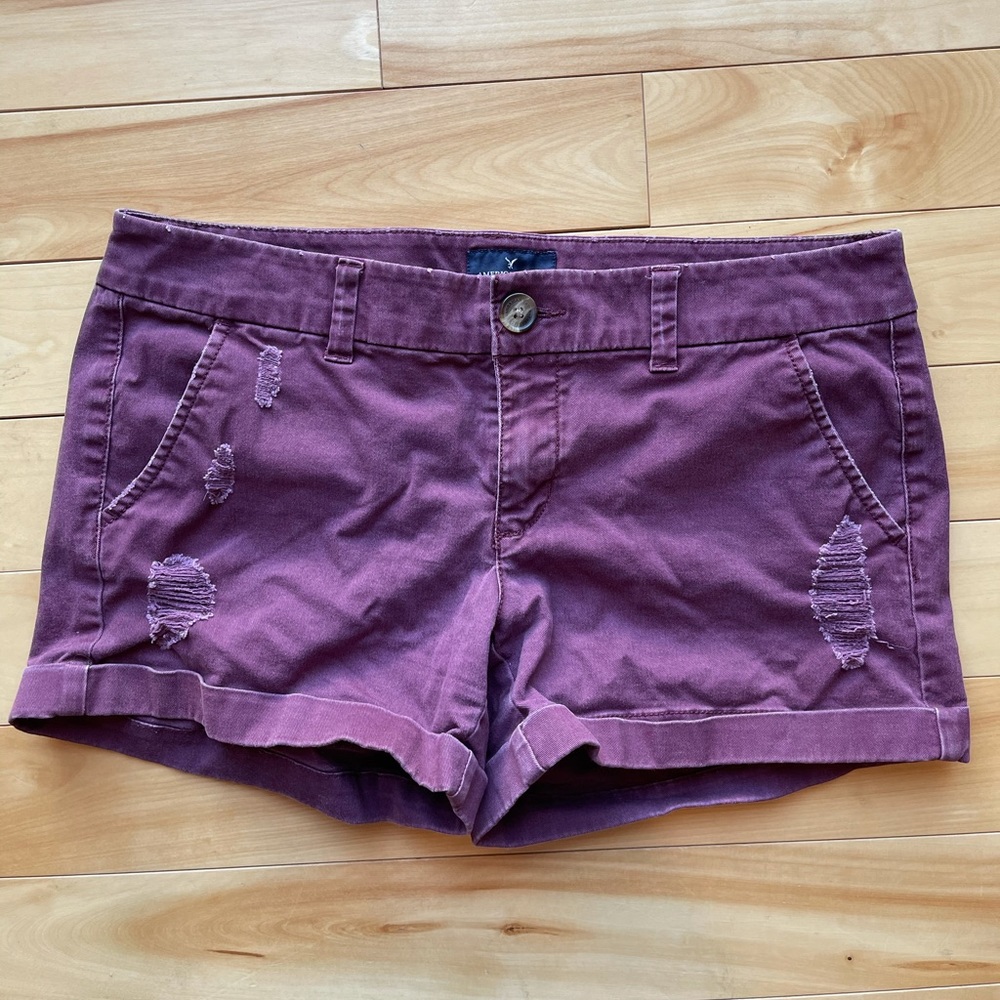 American eagle jean shorts